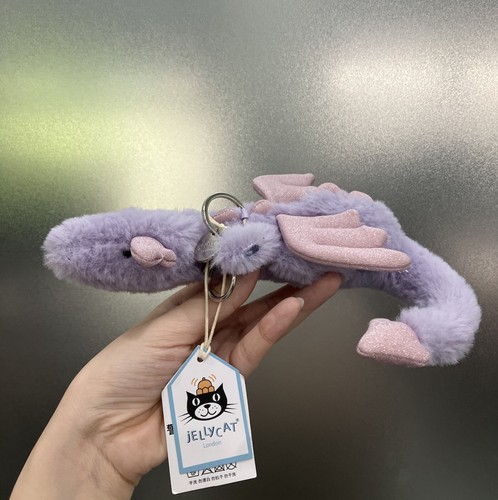 Jellycat purple dragon bag - dragon,